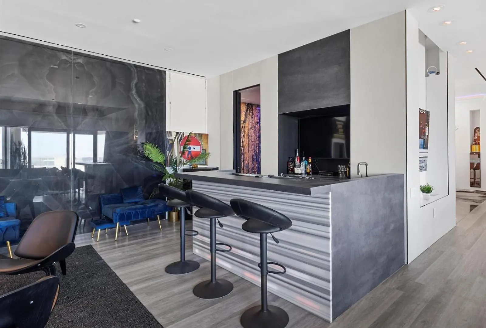Luxury 4000 Sqft Penthouse At Palms Place 56 Floor 라스베이거스