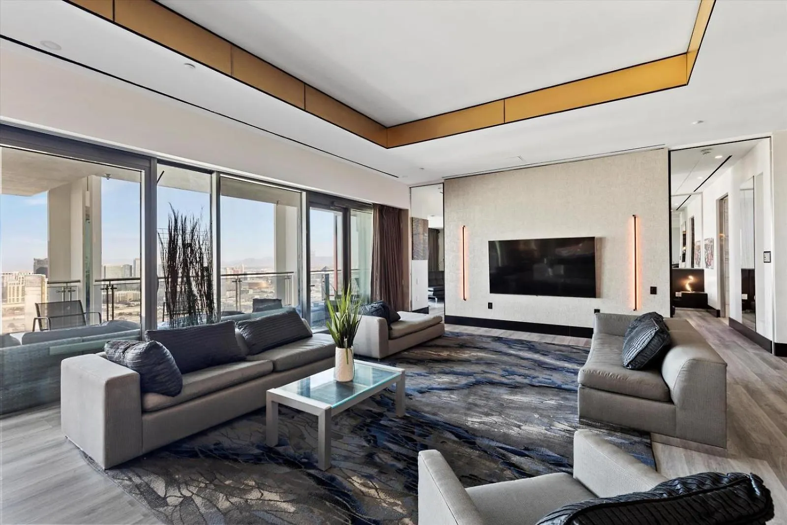 Luxury 4000 Sqft Penthouse At Palms Place 56 Floor 라스베이거스 아파트호텔